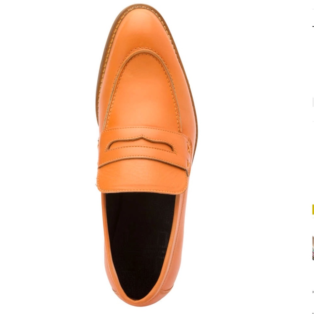 Crush Artisan Distressed Leather Boyfriend Loafers - Picture 7 of 7